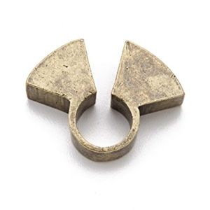 Low Luv x Erin Wasson Ingot Sculptural Ring in Silver Tone